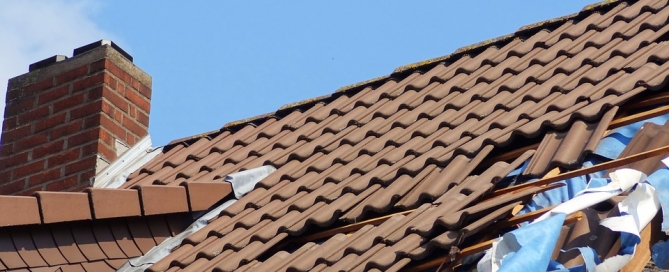 roof damage after storms